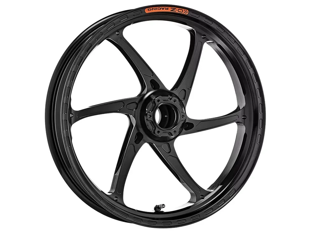 Schneller Versand OZ Gass RS-A Aluminium Schmiede-Felge vorne in Schwarz glänzend passend für Ducati Monster ST2 ST3 ST4 748 916 996 998
