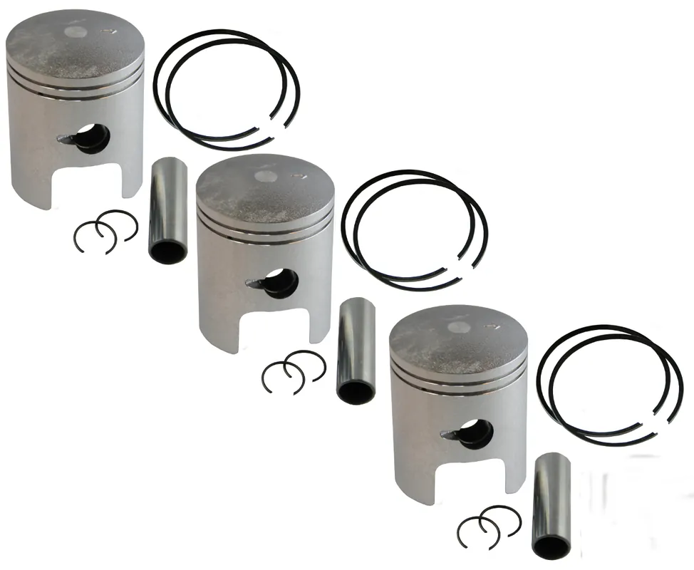 Neue Ware Suzuki GT384 italiano Kolben-Kit - Sonderübermaß +1.50