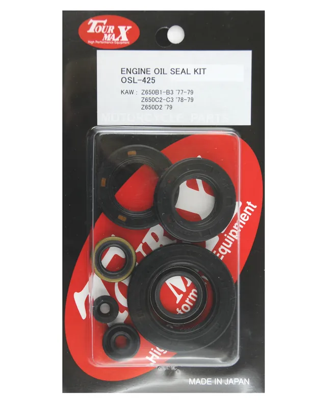 Kawasaki Z650B1-B3 ‘77-‘79 Motor-Wellendichtring-Satz Neuheit