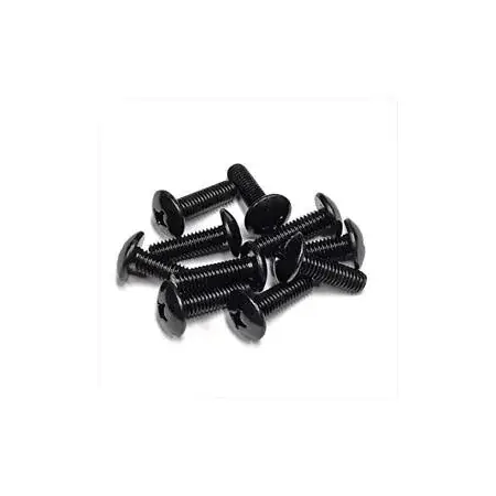 Verkleidungsschraube M6x10 14mm schwarz (x10) Aktuell