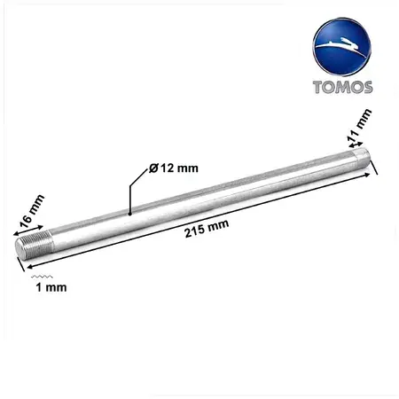 Beliebt Vorderachse 215x12x1,00 Tomos