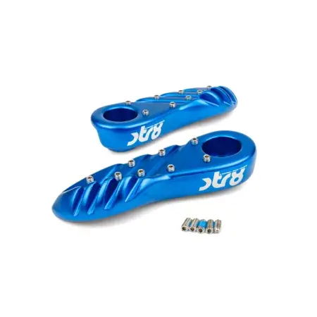 Fußrasten STR8 Yamaha BWs ab 2004 Blau Preisknaller