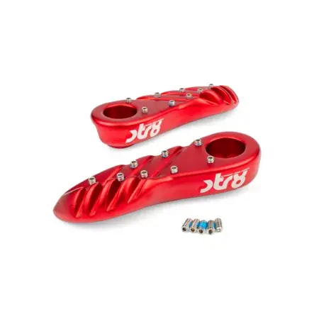 Knallerangebot Fußrasten STR8 Yamaha BWs ab 2004 Rot