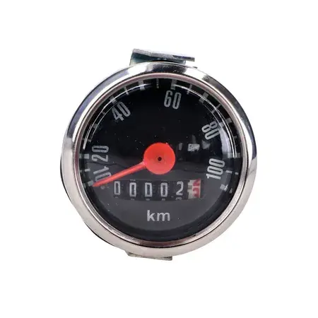 Tachometer 100km/h 48mm Hercules / Kreidler / Puch / Zündapp / Miele / DK schwarz Super-Preis