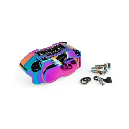 4-Kolben-Bremssattel MotoForce Racing Neochrom Nur Heute