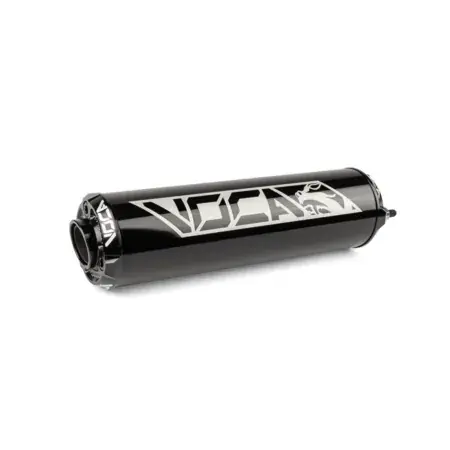 Endschalldämpfer Voca Alu CNC schwarz / schwarz Sale