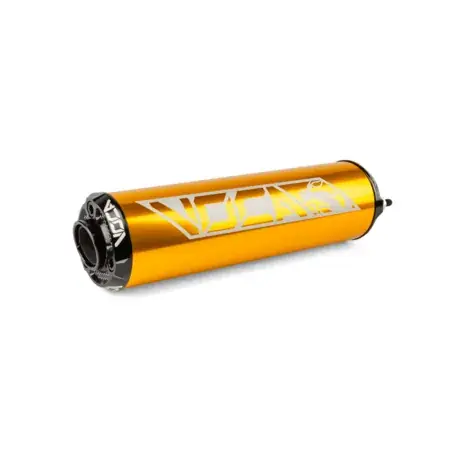 Angebot Endschalldämpfer Voca Alu CNC gold / schwarz
