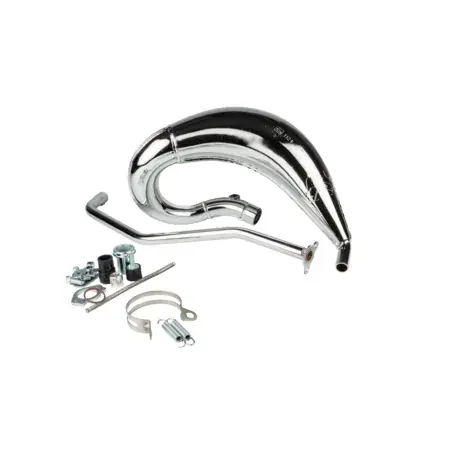Solange Der Vorrat Reicht Auspuff Voca Cross Chromed 50/70cc Derbi