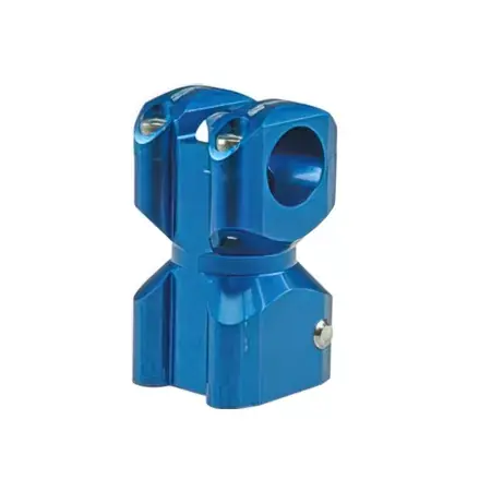 Echt Lenkerklemme Doppler, Piaggio NRG, blau eloxiert