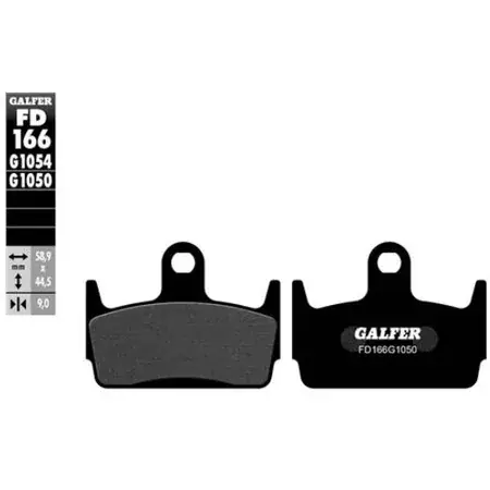 Bremsbeläge Galfer halbmetallisch Honda X8R-S Garantierte Lieferung