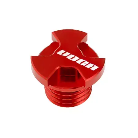Öleinlasschraube VOCA CNC Derbi rot Sale