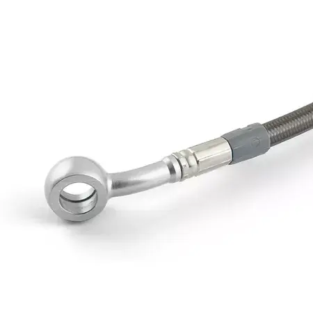 Neu Bremsleitung vorne Carbon / fitting Alu Motacc Yamaha Aerox