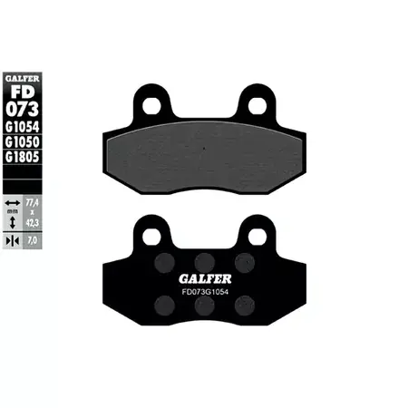 Neuheit Bremsbeläge Galfer organisch Peugeot Speedfight 3 & 4