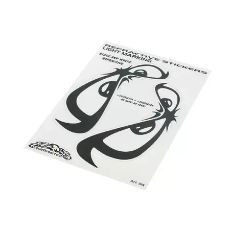Aufkleber / Sticker 3M Evil Eyes schwarz weiß Markenprodukt