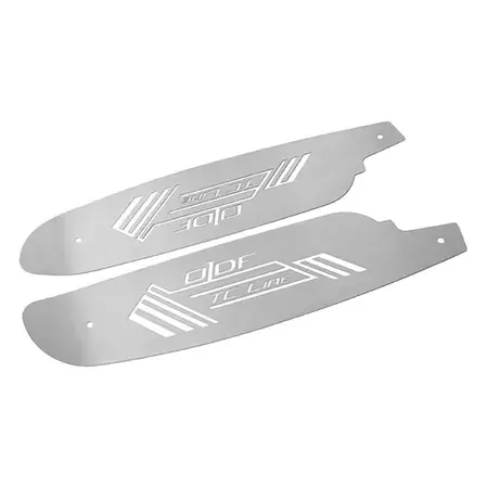 Sonderaktion Trittbleche ODF TC-Line, Peugeot Jetforce, gebürsteter Edelstahl