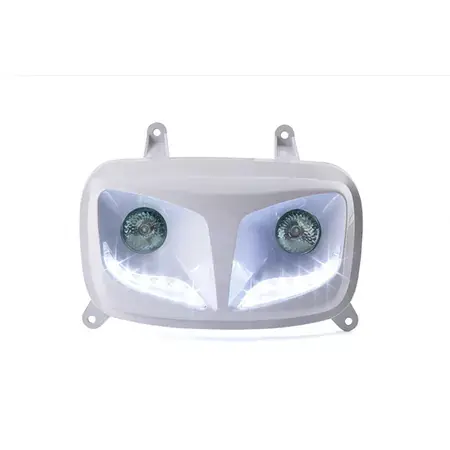 Scheinwerfer Doppeloptik EyeLight STR8 Yamaha BWS ab Bj. 2004 weiß Neu