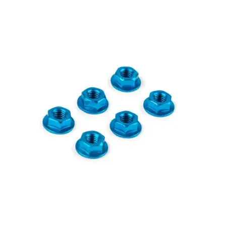 Bestseller Mutter M6 (x6) blau