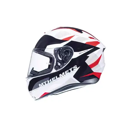 Super-Preis Integralhelm MT Targo Enjoy rot / weiß