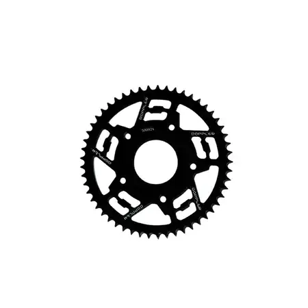 Neu Couronne 53 Zähne - 420 Doppler Alu CNC schwarz Peugeot / Rieju