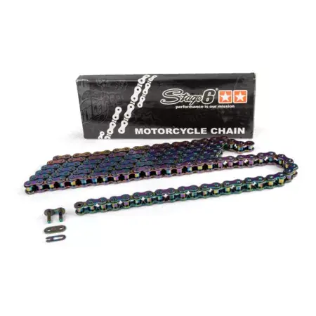 Kette Stage6 420 / 140 Glieder, Neochrome Schneller Versand