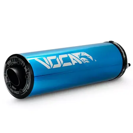 Markenprodukt Endschalldämpfer VOCA Racing blau