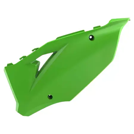 Finale Aktion Seitenverkleidungen Polisport Restyle grün Kawasaki KX 125 / 250