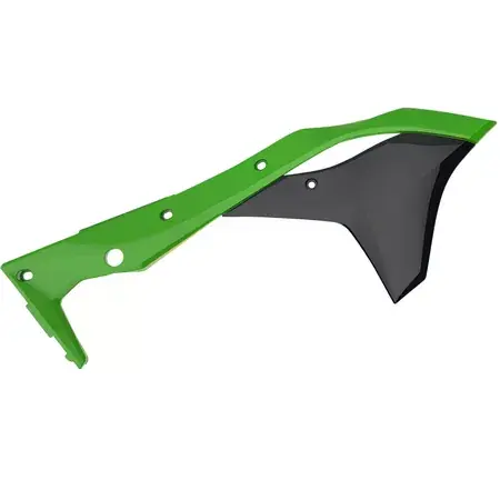 Seitenverkleidungen vorn Polisport Originalfarbe (2017) grün / Kawasaki KXF 250 Heißes Angebot