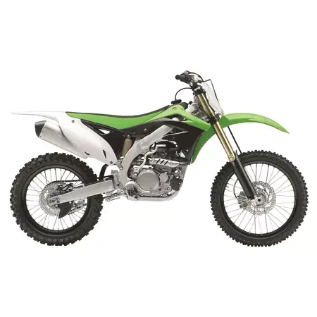 Seitenverkleidungen vorn Polisport Originalfarbe grün / schwarz Kawasaki KXF 450 Jetzt Kaufen