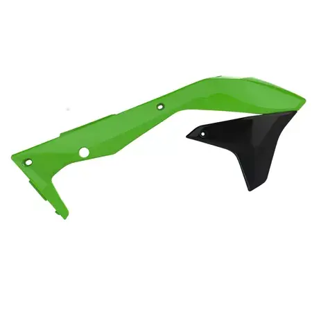 Seitenverkleidungen vorn Polisport Originalfarbe grün / schwarz Kawasaki KXF 450 2016 Top-Seller