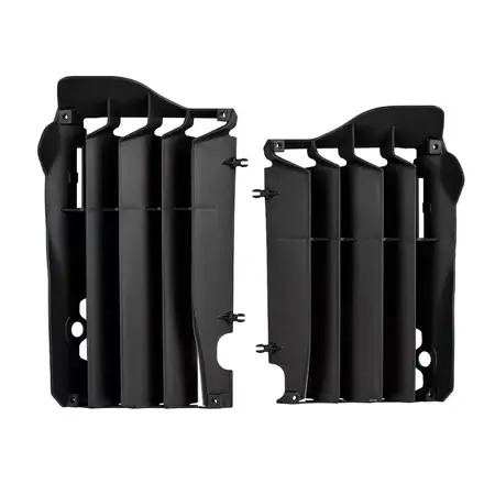 Kühlerschutz Polisport schwarz Kawasaki KXF 250 Neue Kollektion