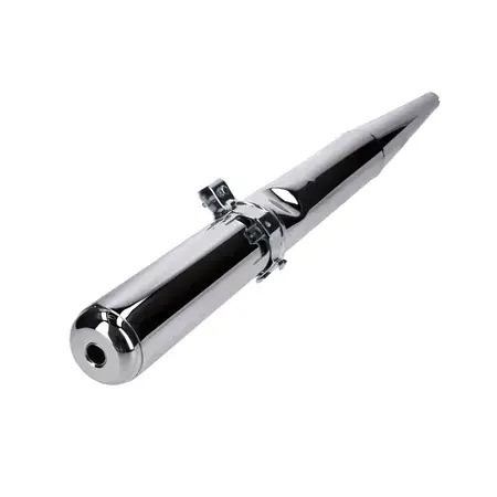 Aktuell Auspuff / Schalldämpfer Chrom 28mm mit Gegenkonus Simson S51