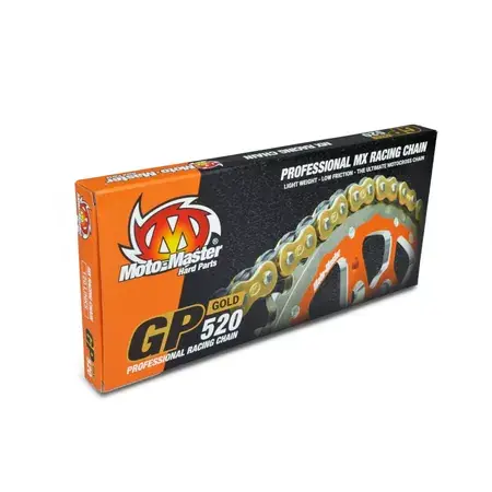 Neu Im Sortiment Kette Moto Master GP-520 GOLD (clip links)