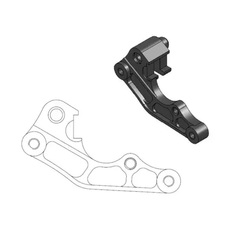 Bremssatteladapter Moto Master 260mm YZ / YZF 2000 - 2007 Nur Heute