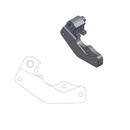 Garantierte Lieferung Bremssatteladapter Moto Master 270mm YZ / YZF bis 2006