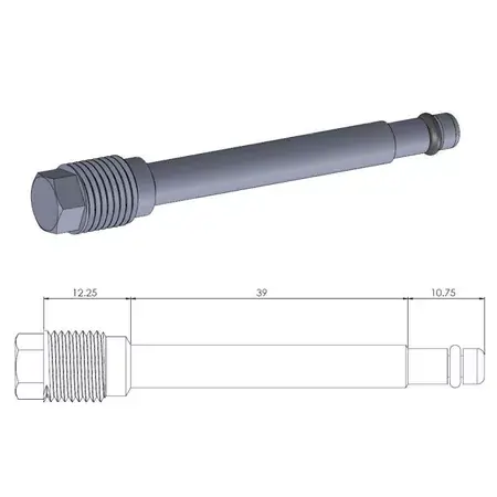 Bremsbelagbolzen Moto Master hinten CR / CRF / RM-Z Sichere Zahlung