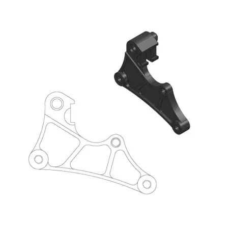 Solange Der Vorrat Reicht Bremssatteladapter Moto Master Supermoto Street 320mm KXF ab 2006