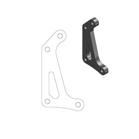 Garantierte Lieferung Bremssatteladapter Moto Master Supermoto Racing 320mm CRF ab 2015