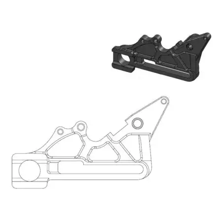 Top-Angebot Bremssatteladapter Moto Master Oversize 240mm KTM / Husqvarna