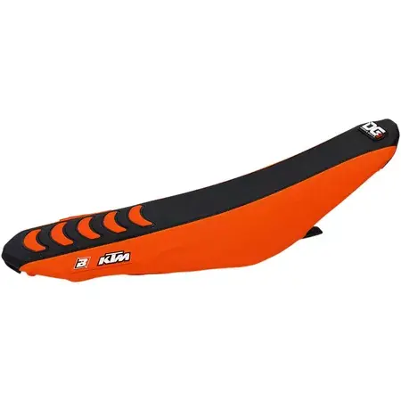 Zertifiziert Sitzbezug Blackbird Double Grip 3 orange/schwarz SX / EXC 2011-2016