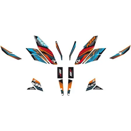 Dekor Kit Blackbird One Race KTM Duke Neu