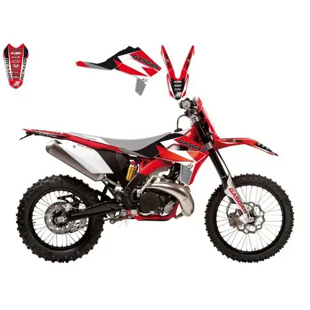 Dekor Kit Blackbird Dream 3 rot/schwarz/weiß GasGas 2014-2015 Super-Preis