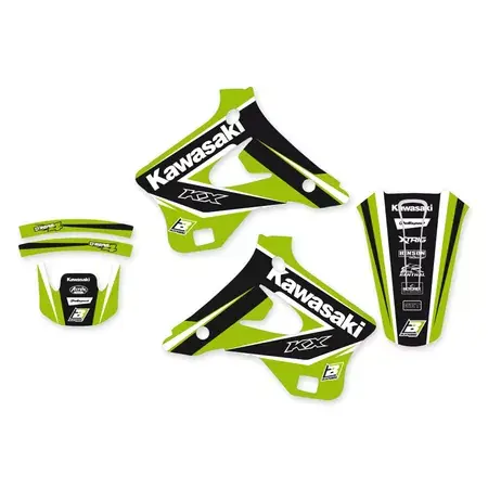 Dekor Kit mit Sitzbankbezug Blackbird KX 125 1994-1998 Finale Aktion