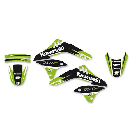 Billig Dekor Kit mit Sitzbankbezug Blackbird KXF 450 2006-2008