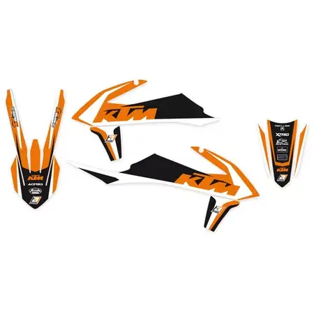 Günstig Dekor Kit mit Sitzbankbezug Blackbird KTM 2019-2022