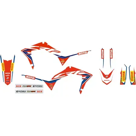 Dekor Kit mit Sitzbankbezug Blackbird Replica HRC 2019 CRF 250 / 450 2017-2021 Online Kaufen