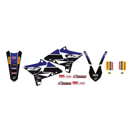 Abverkauf Dekor Kit Blackbird Replica Yamaha 2020 (pour restyle kit UFO 2002-2014)