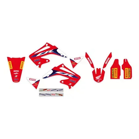 Dekor Kit mit Sitzbankbezug Blackbird Replica HRC 2020 CR 125 / 250 2002-2007 Bestseller
