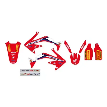 Dekor Kit mit Sitzbankbezug Blackbird Replica HRC 2020 CRF 450 2005-2008 Neu Im Sortiment