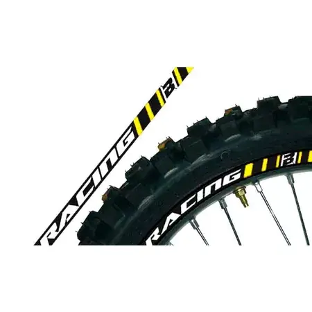 Felgenrandaufkleber Blackbird gelb Top-Preis