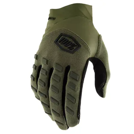 Bestpreis Motocross Handschuhe 100% Airmatic army green